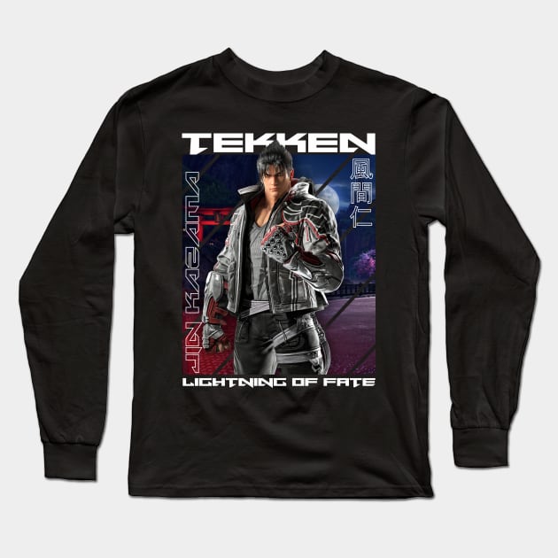 Jin Kazama Long Sleeve T-Shirt by Nifty Store